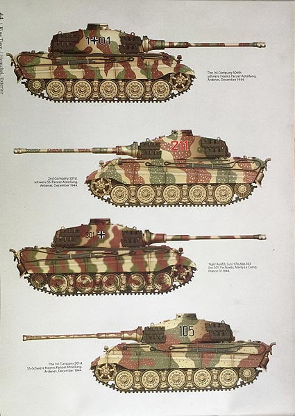 King Tiger Visual Modelers Guide Reference Book Panzerwrecks