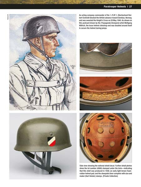 Helmets Equipment and Weapons German Paratroopers Vol.II